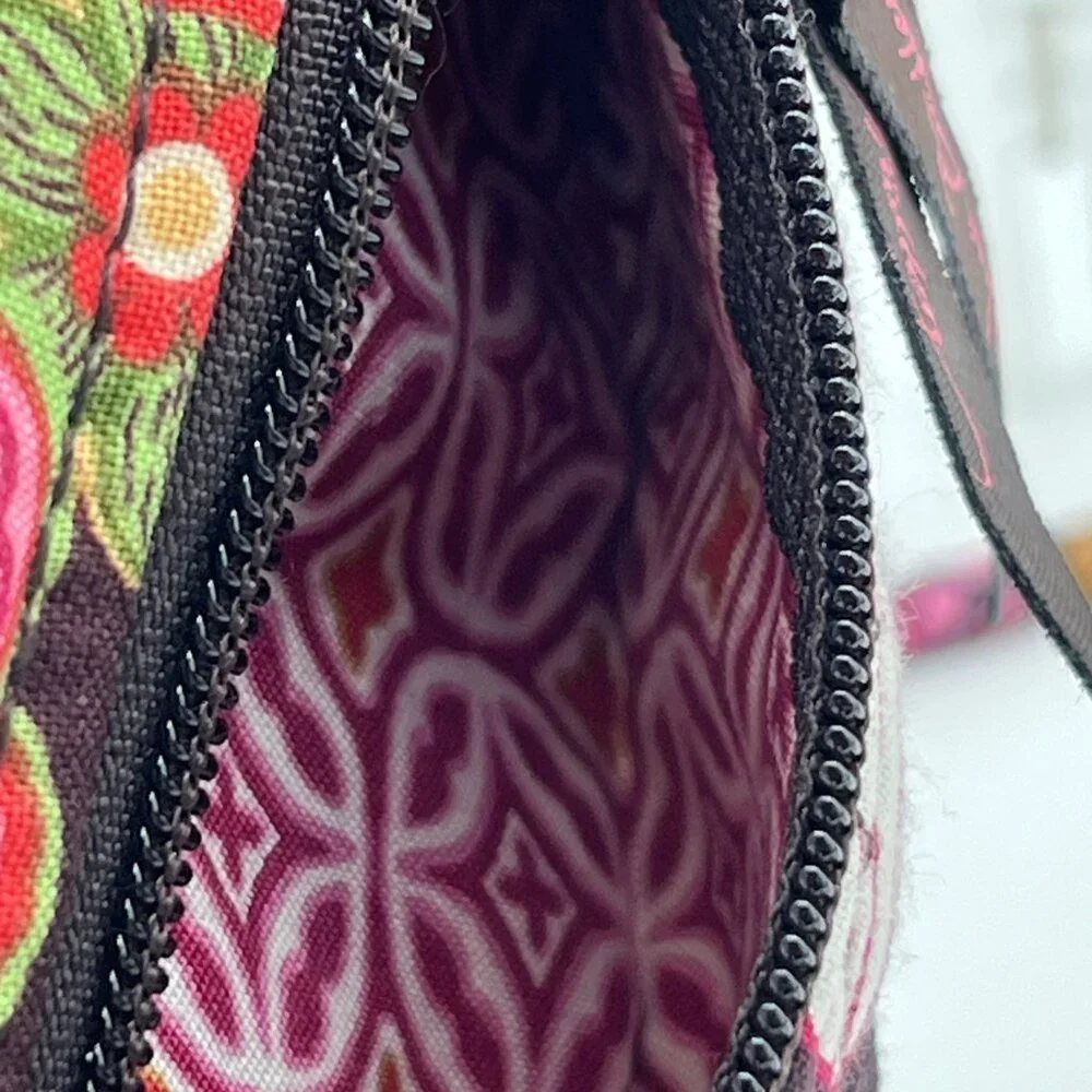 Vera‎ Bradley Mod Floral Pink Shoulder Bag Single Strap Coin Purse 7x4 - Picture 4 of 10